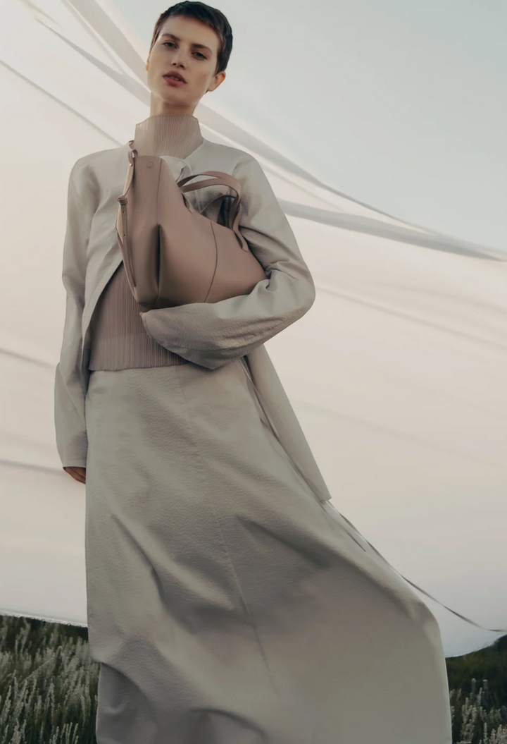 Cyme Mini Textured Taupe - GLAM MODA