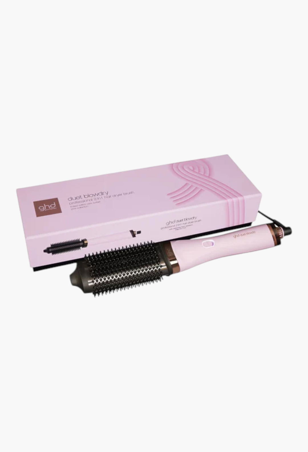 Duet Blowdry - Charity Limited Edition Hair Dryer Brush in Pink Sorbet - GLAM MODA
