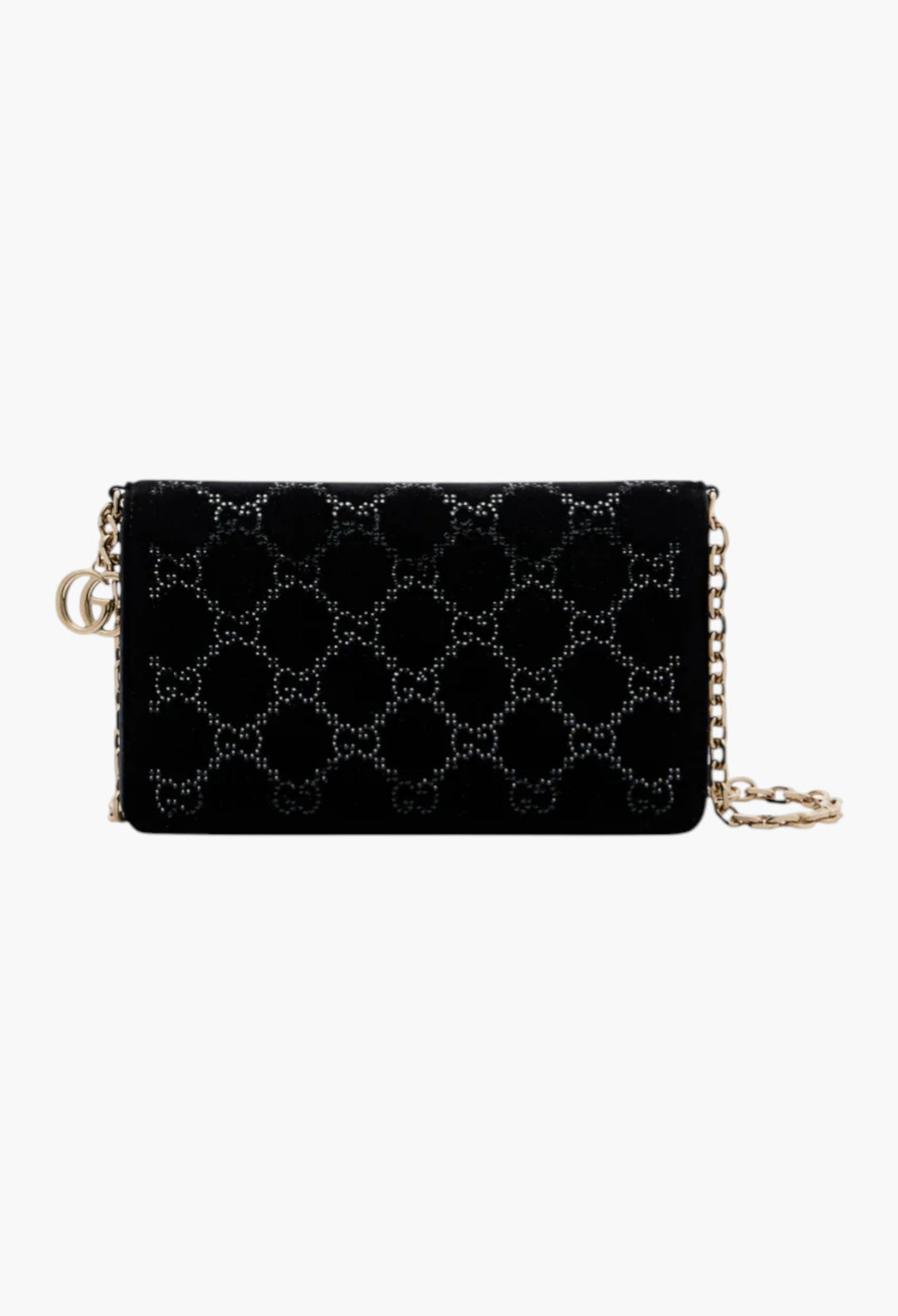 Crystal Velvet Wallet on Chain - GLAM MODA