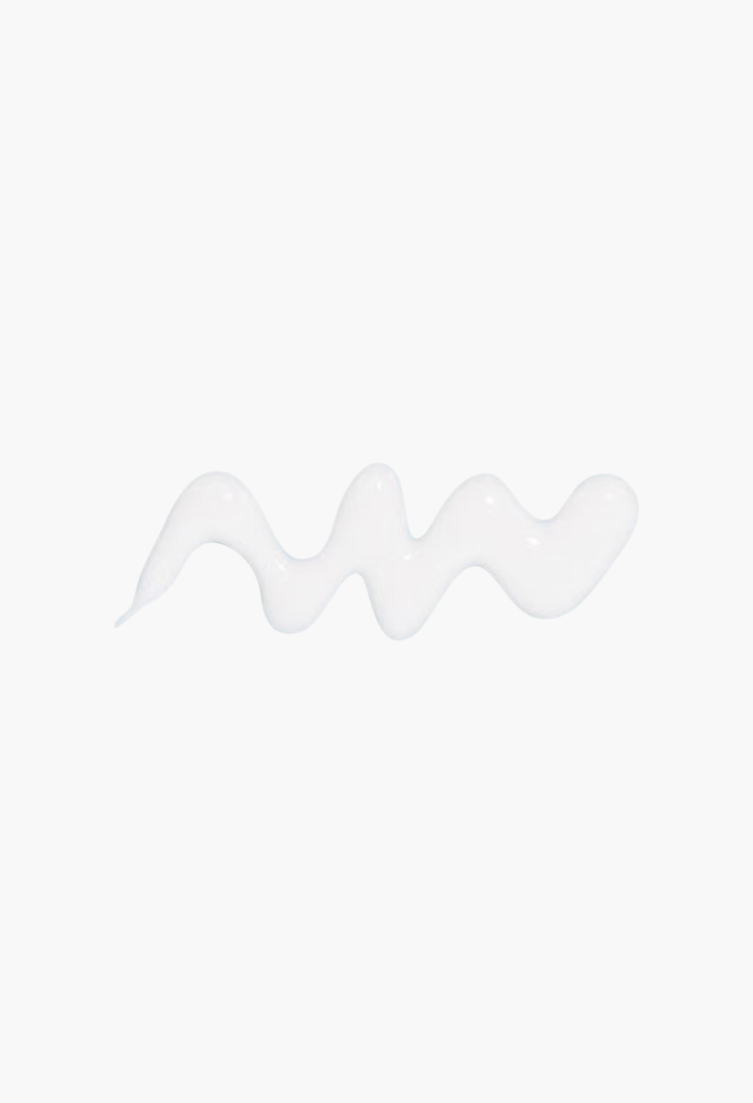 GLAM MODA Sunday Riley Good Genes lactic acid treatment white cream texture swatch on a plain white background