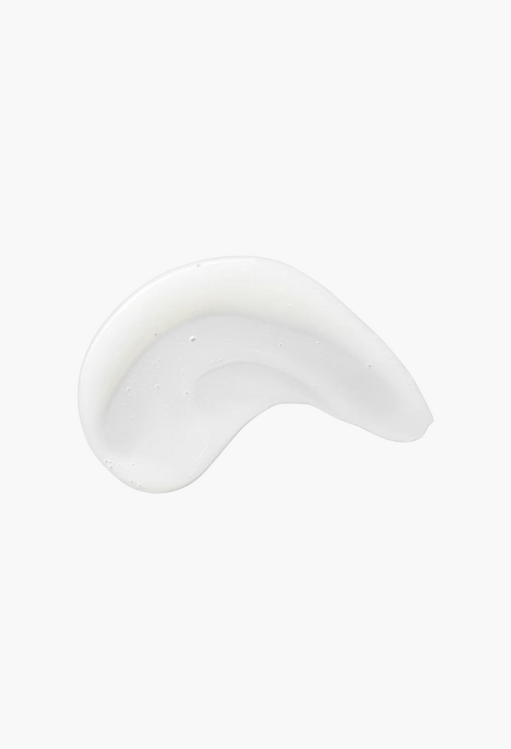 GLAM MODA Ameliorate Nourishing Body Wash creamy white texture swatch on a clean white background