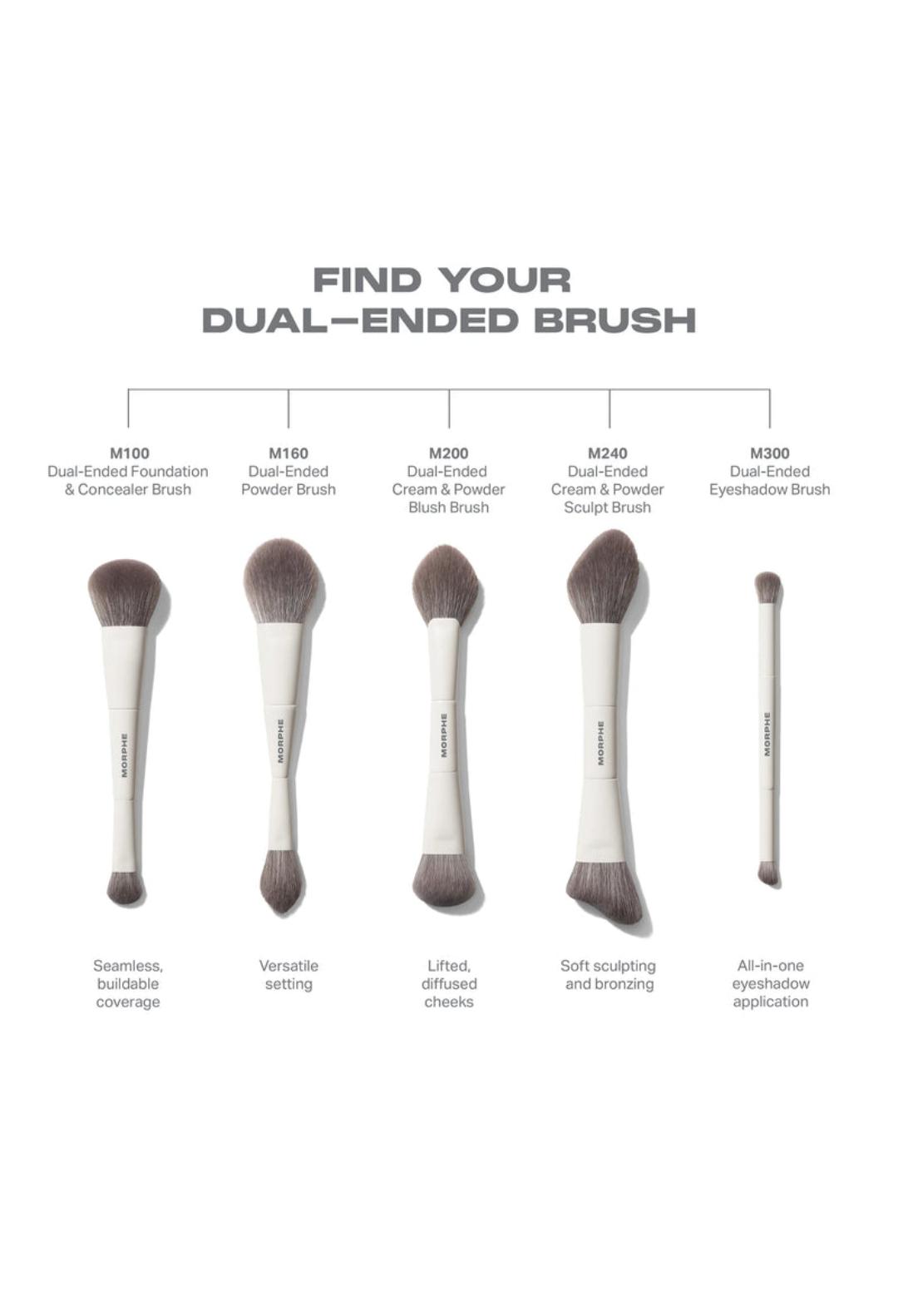 Morphe M200 Dual-Ended Blush Brush