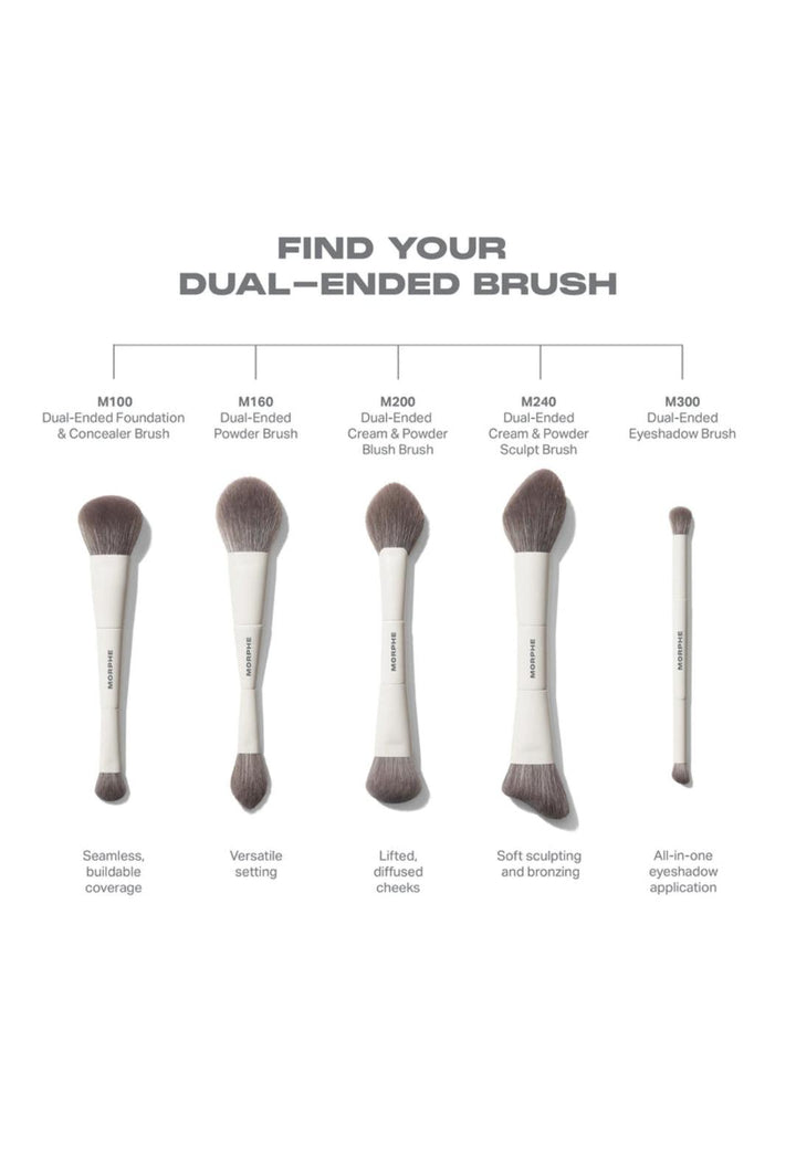 Morphe M200 Dual-Ended Blush Brush