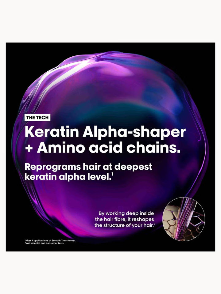 L'Oréal Professionnel Keratin Alpha Sleek Smooth Transformer 1x a week Treatment Anti Frizz & Smoothing