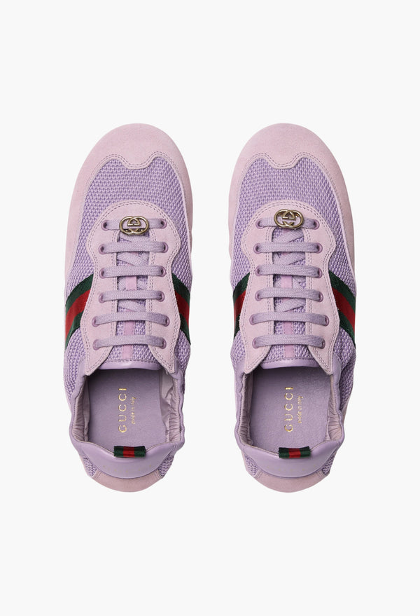 Lilac Fabric - Women's Gucci Shift Sneaker