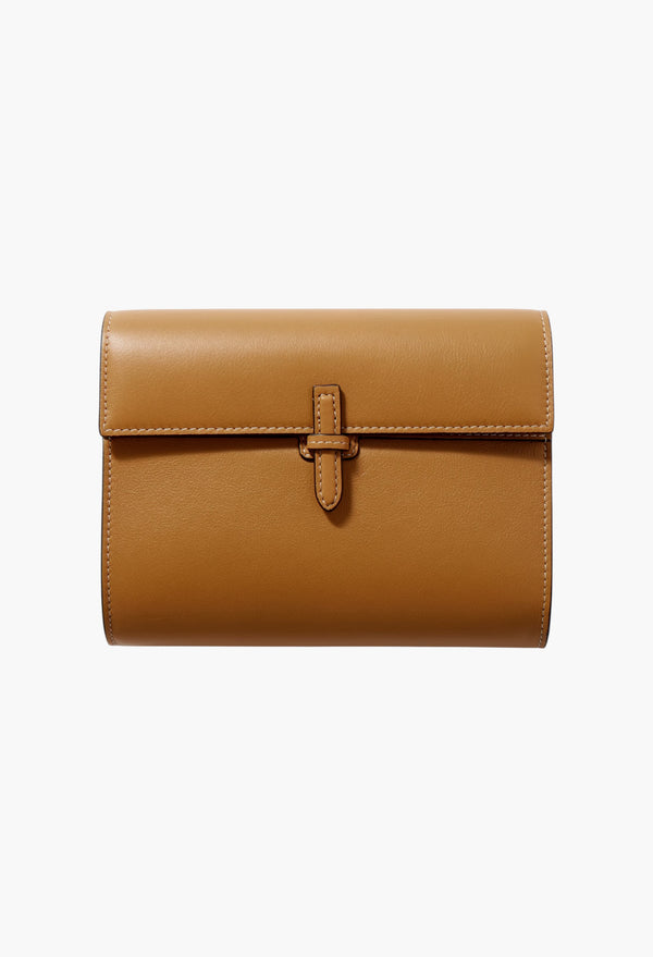 Camel - Leather Clutch