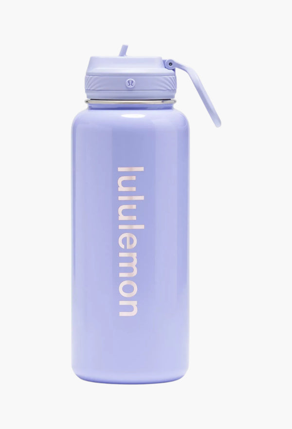 Lavender Frost/Pink Organza - Back to Life Sport Bottle 32oz Straw Lid Shine