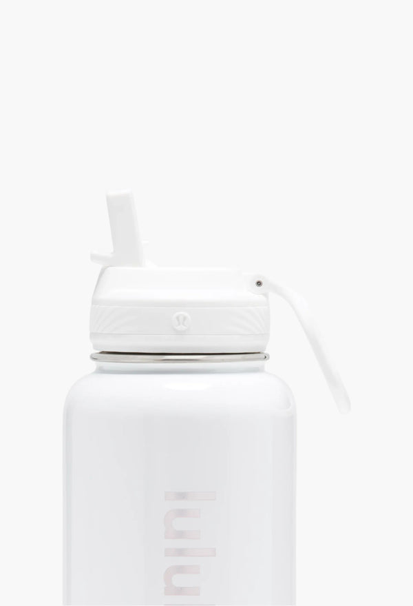 White/Starlight - Back to Life Sport Bottle 32oz Straw Lid Shine