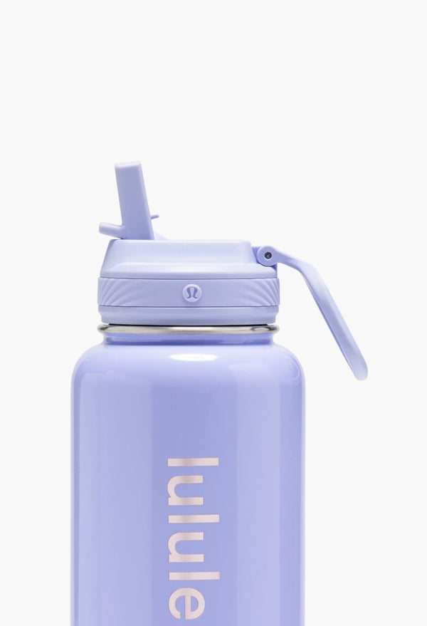 Lavender Frost/Pink Organza - Back to Life Sport Bottle 32oz Straw Lid Shine