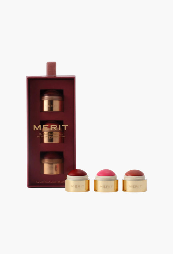 Merit The Mini Flush Balm Trio