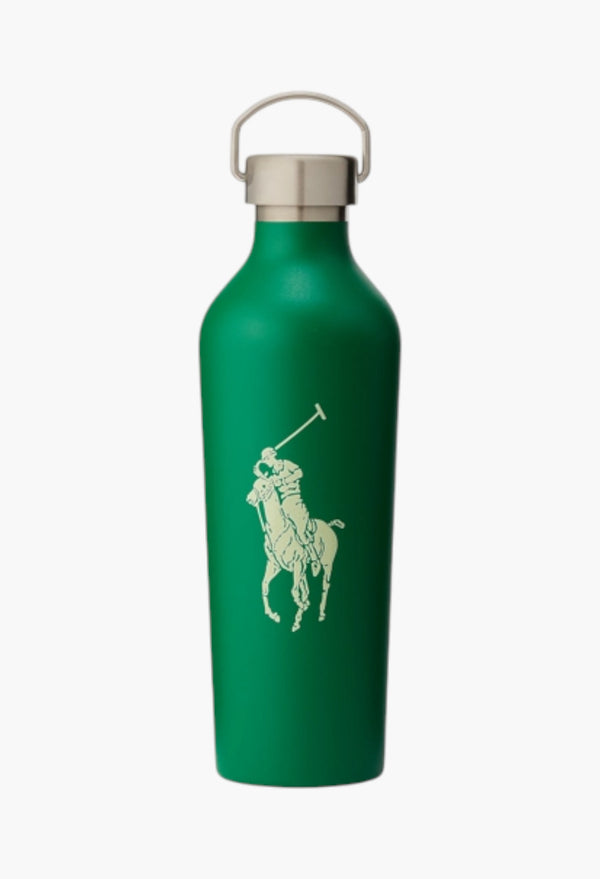 Green/White - Give Me Tap Big Pony Water Bottle Polo Ralph Lauren Home