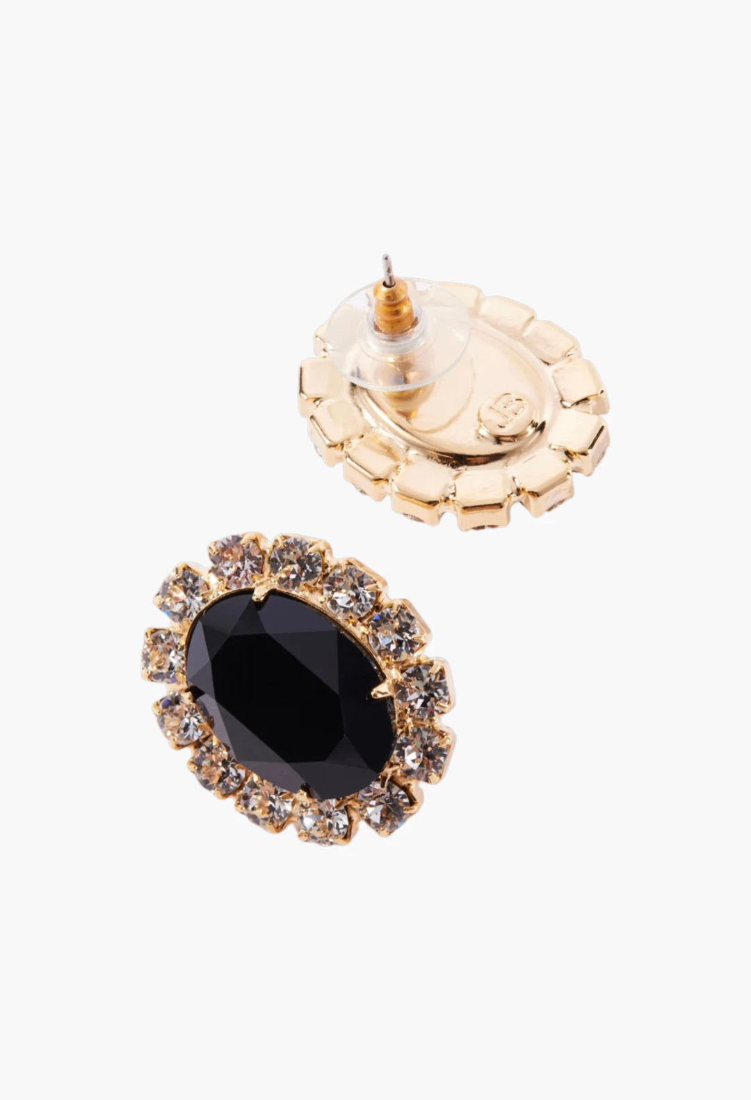 Diana crystal-embellished gold-plated earrings