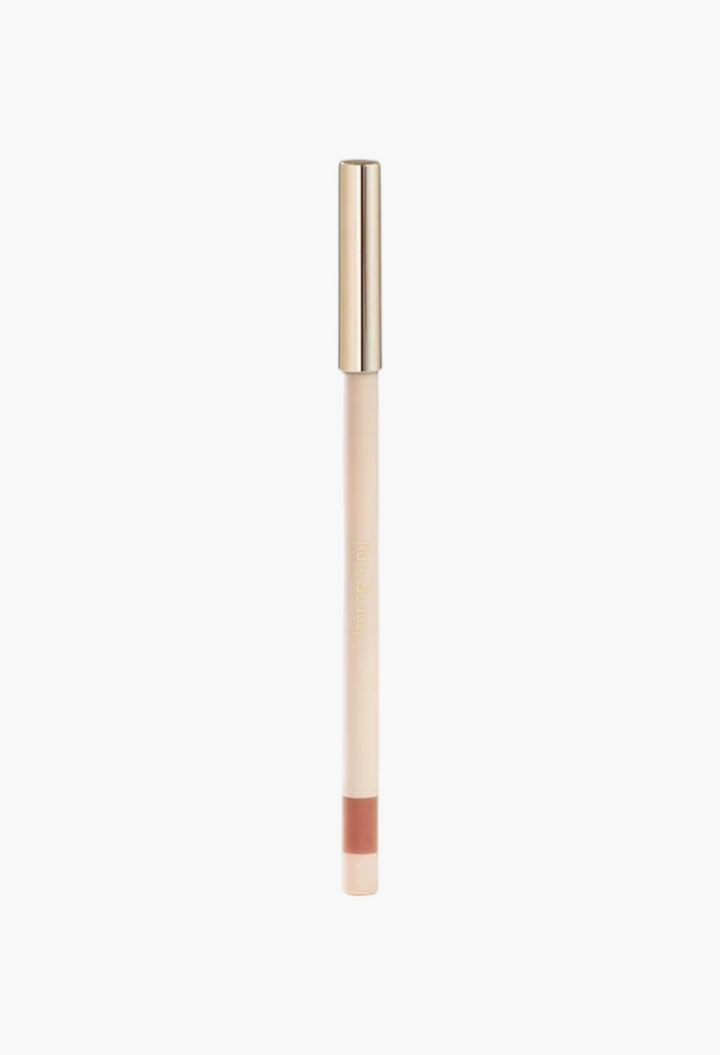 GLAM MODA Kind Words matte lip liner in a neutral beige shade with a sleek gold cap and retractable design.