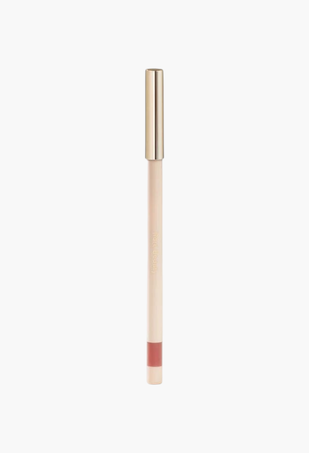 GLAM MODA Kind Words matte lip liner in a neutral rose shade with a gold cap and retractable design.