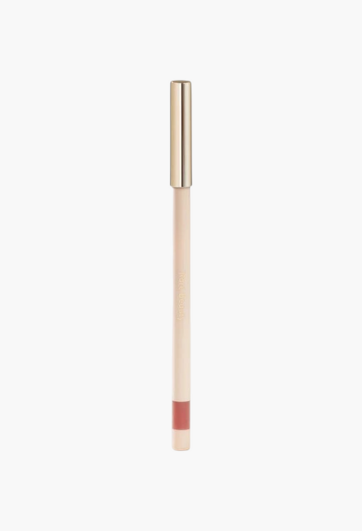GLAM MODA Kind Words matte lip liner in a neutral rose shade with a gold cap and retractable design.