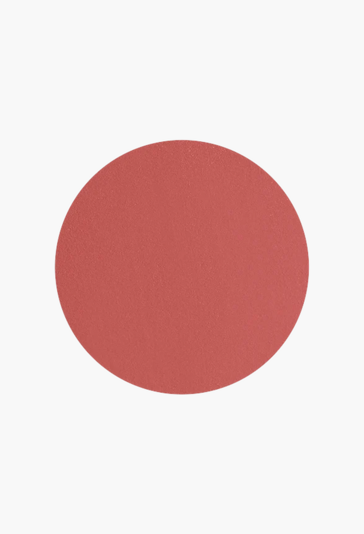 GLAM MODA Kind Words matte lip liner swatch in a warm rose shade with a smooth, soft matte finish.