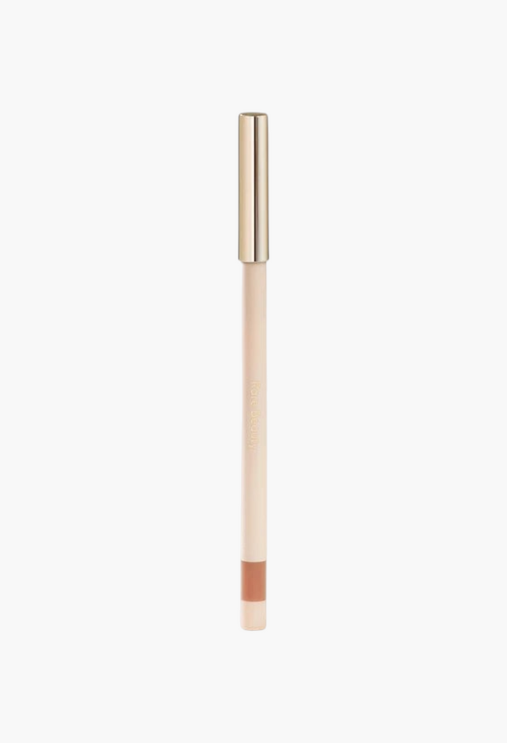 GLAM MODA Kind Words Matte Lip Liner in a neutral beige shade with a gold cap and retractable tip.