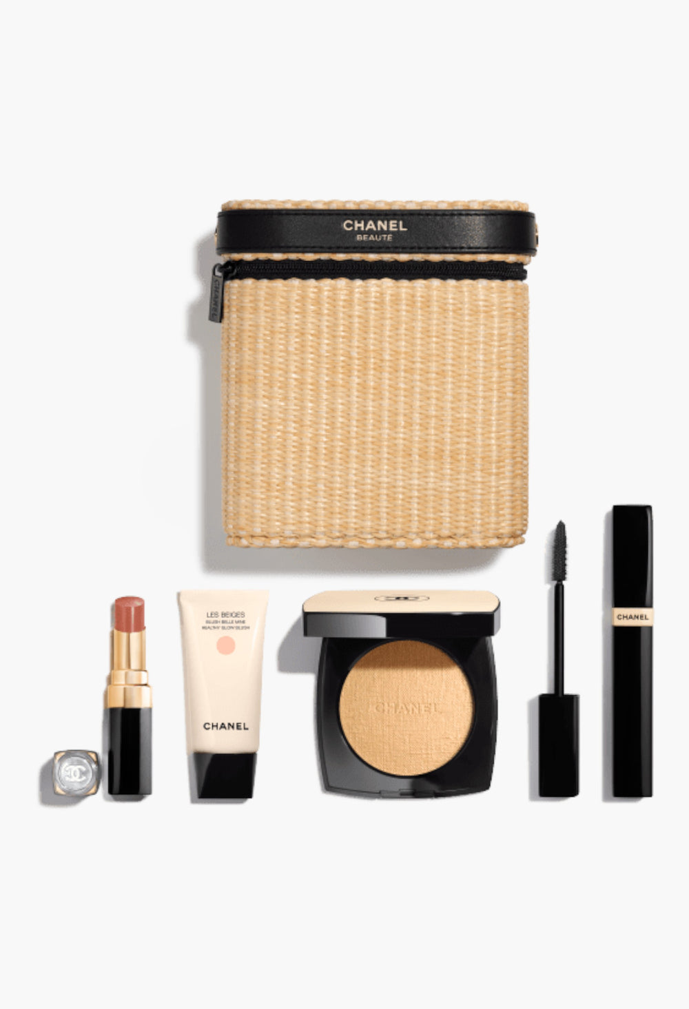 Chanel Pouch Makeup Set Limited 2026 Basket Pouch Summer Collection - Les Beiges Healthy Glow Summer Essentials - GLAM MODA
