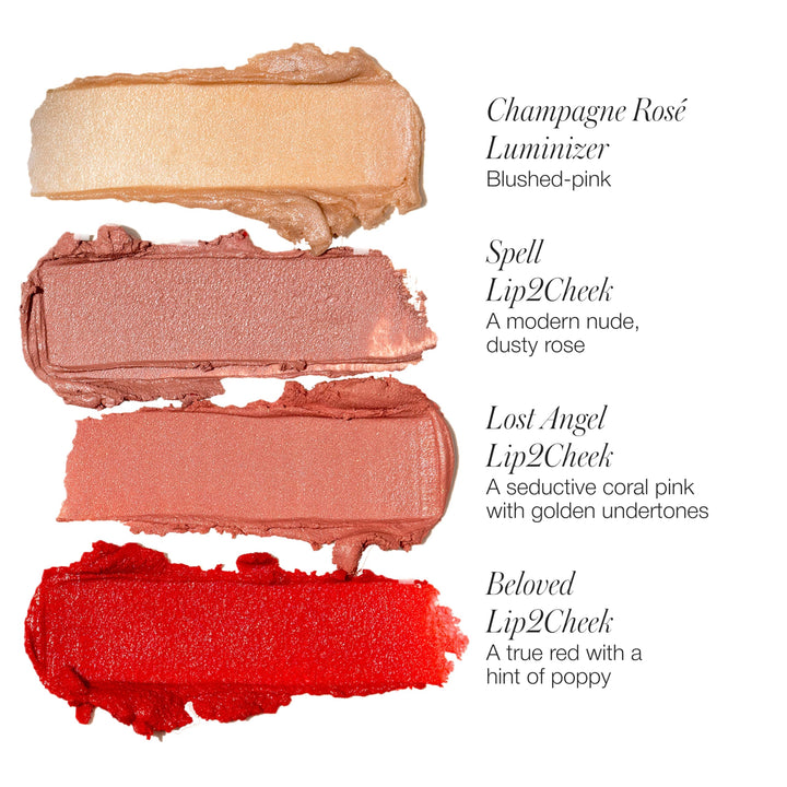 lost angel - Lip2Cheek Glow Quad Mini 2.4 g. - GLAM MODA