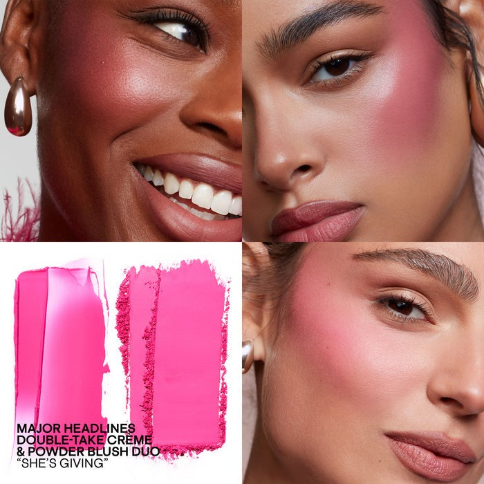 She's Wanted - Major Headlines Double-Take Crème & Powder Blush Duo - GLAM MODA- 211