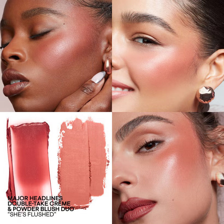 She's Wanted - Major Headlines Double-Take Crème & Powder Blush Duo - GLAM MODA- 108