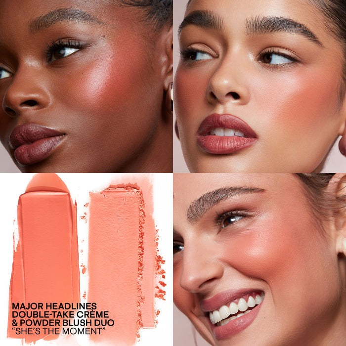 She's Wanted - Major Headlines Double-Take Crème & Powder Blush Duo - GLAM MODA- 148