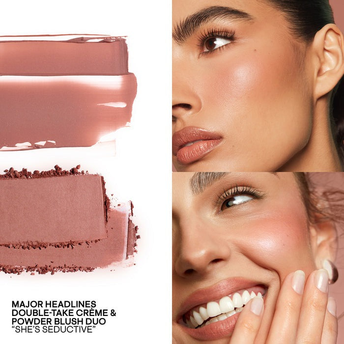 She's Wanted - Major Headlines Double-Take Crème & Powder Blush Duo - GLAM MODA- 156