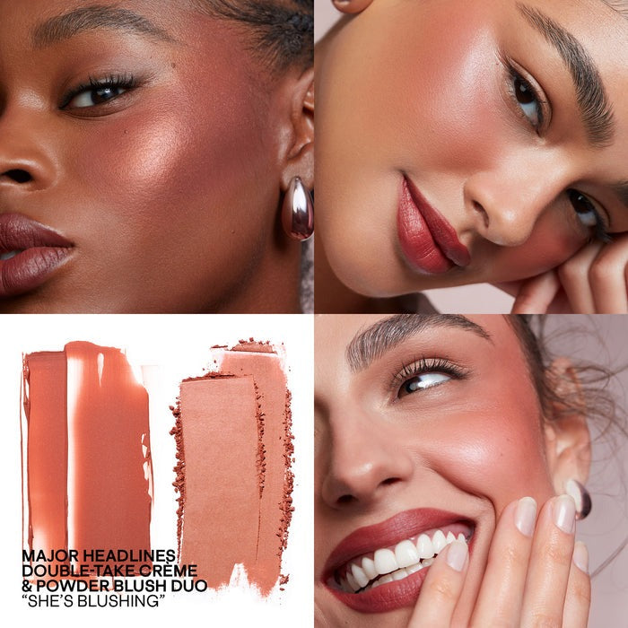 She's Wanted - Major Headlines Double-Take Crème & Powder Blush Duo - GLAM MODA- 172