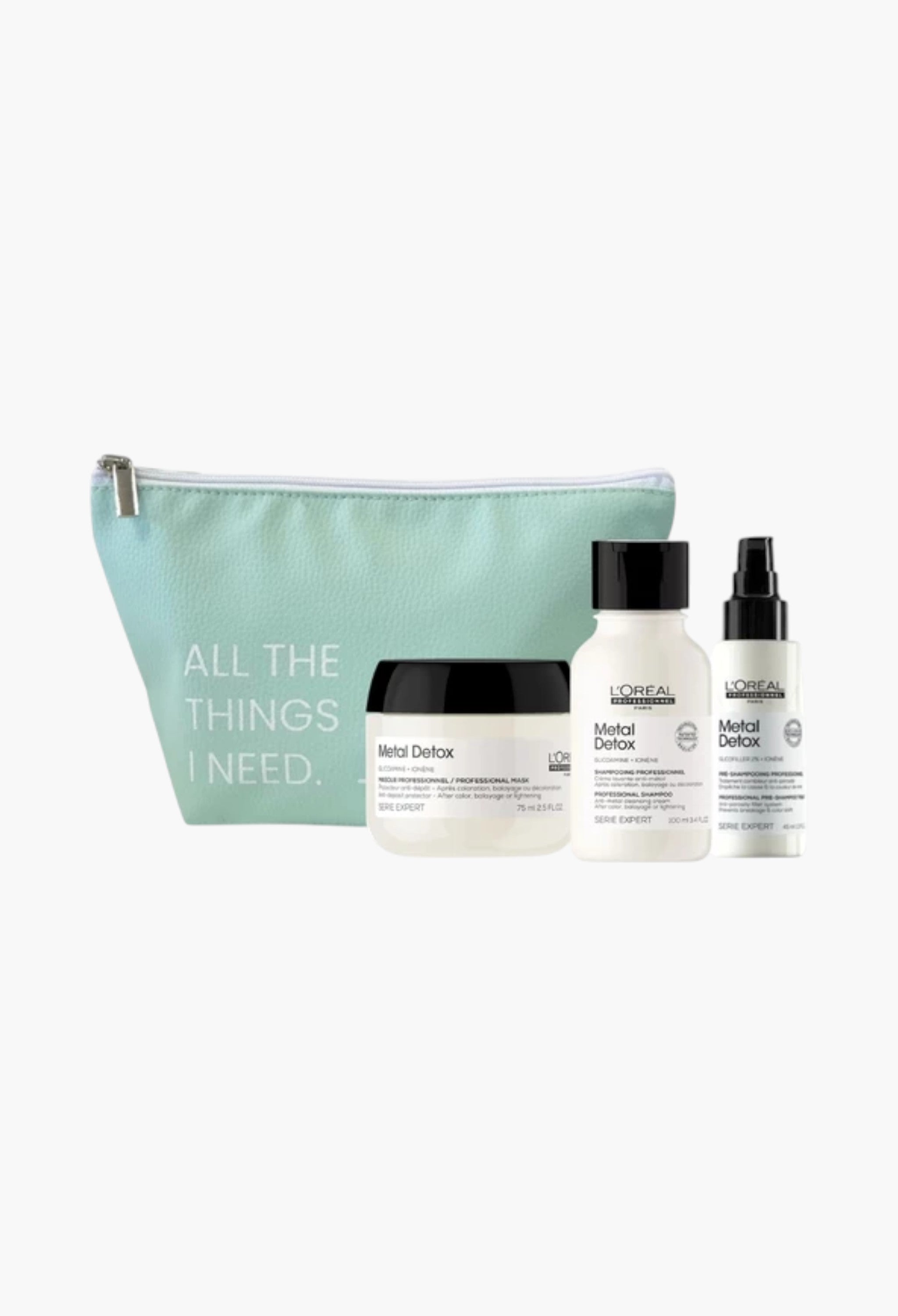Metal Detox Travel Kit + Exclusive Toiletry Bag – Protect