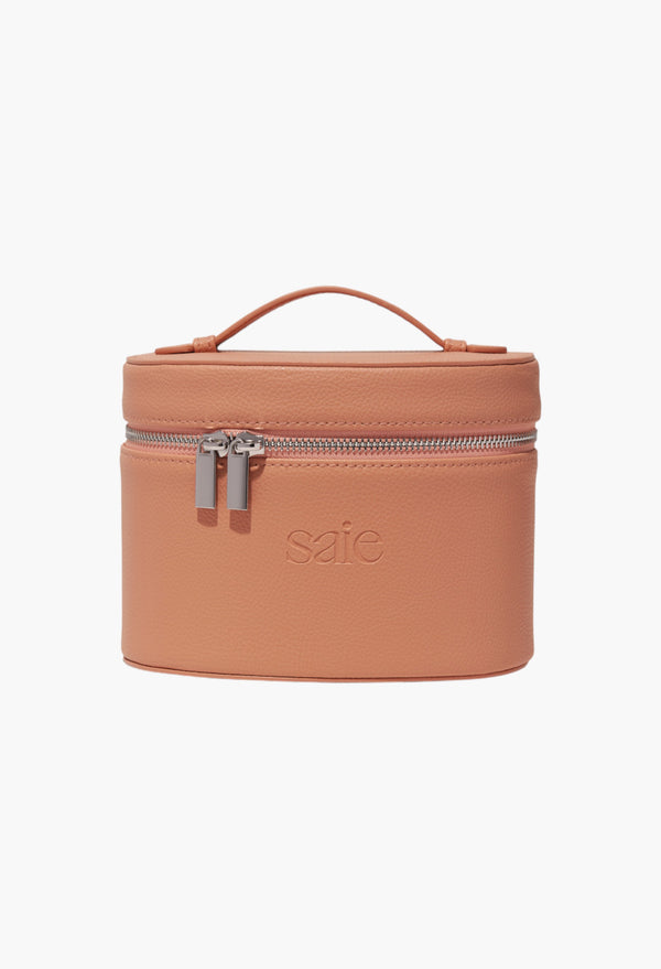 Mini Vanity Case In Peach