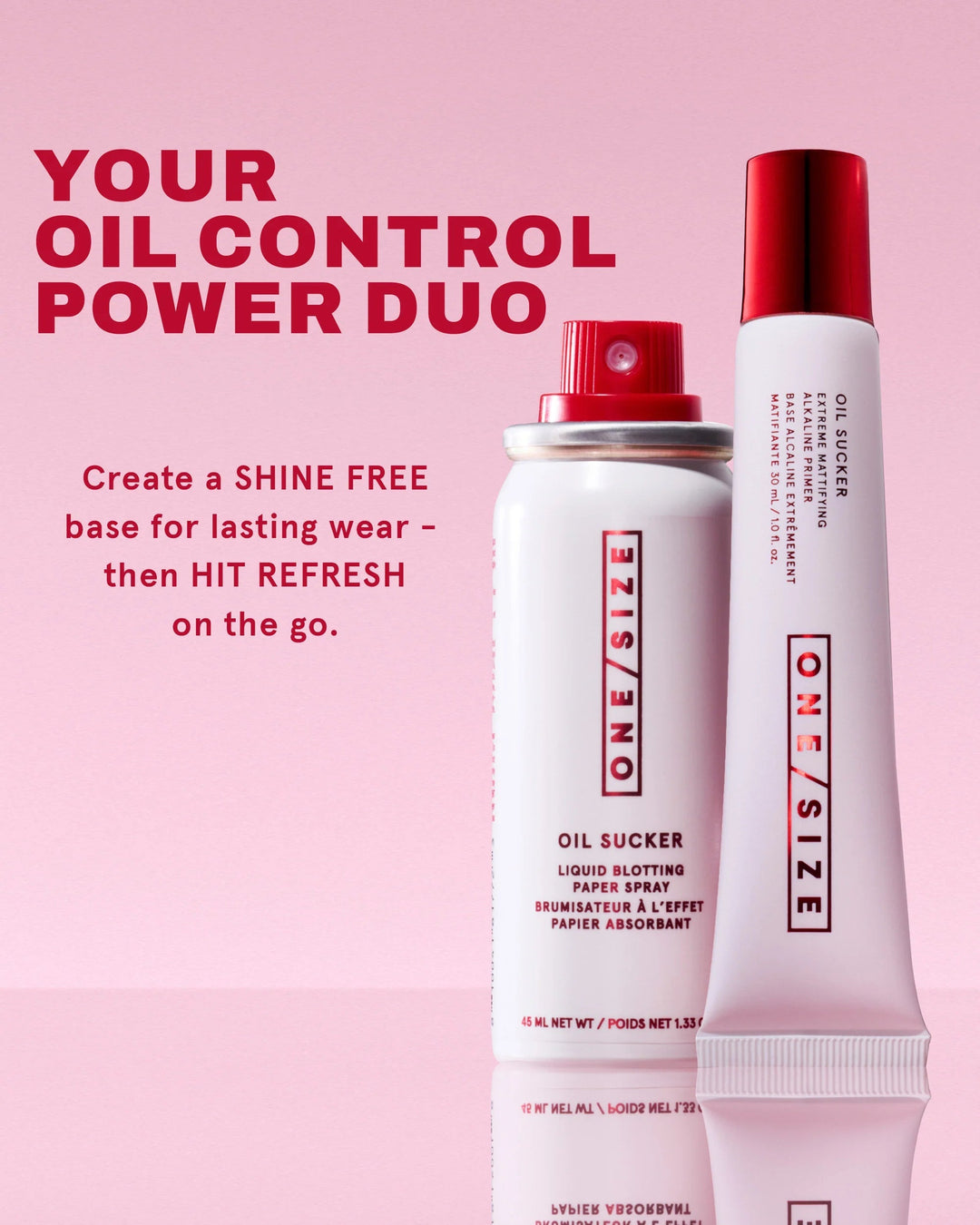 Oil Sucker Prep & Refresh Mattifying Duo