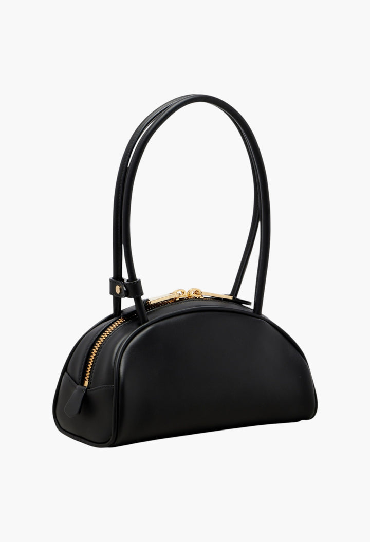 Beau Small Leather Bowling Bag - GLAM MODA