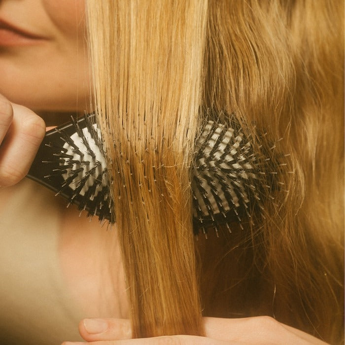 The Dual-Bristle Boar Hair Brush No. 001 for All Hair Textures - GLAM MODA