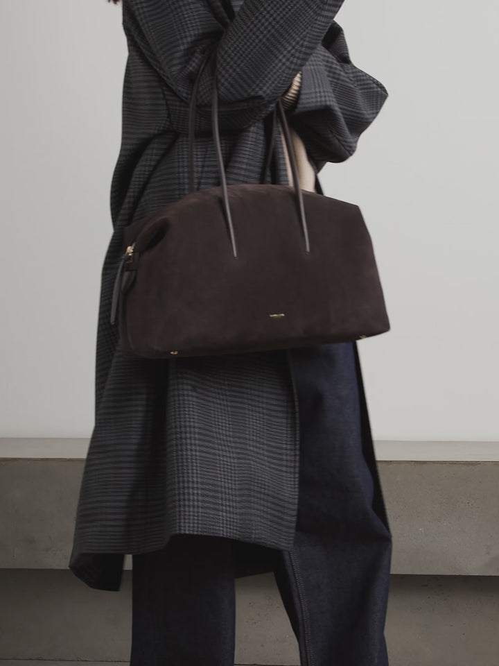 The Stockholm Leather-Trimmed Canvas Tote Bag