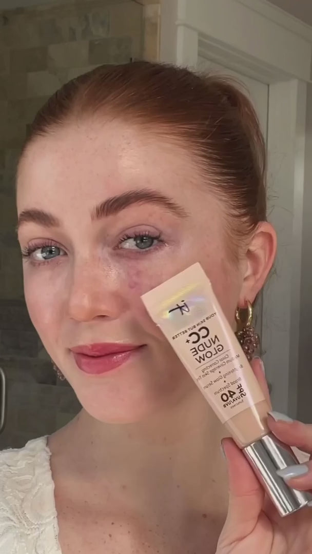 CC+ Nude Glow Lightweight Foundation + Glow Serum with SPF 40 and Niacinamide