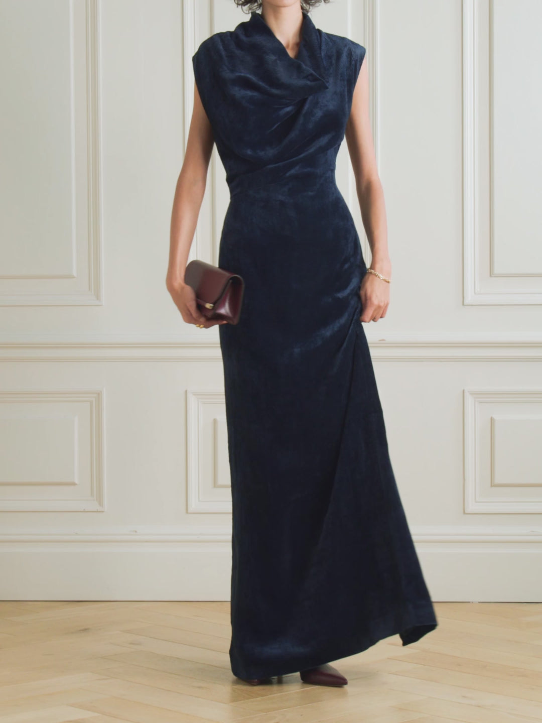 Naeve Ribbed Chenille Maxi Dress