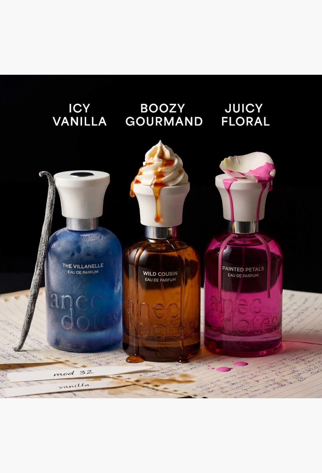 Anecdotes by Artists Wild Cousin Eau de Parfum Travel Spray with Rum Cake