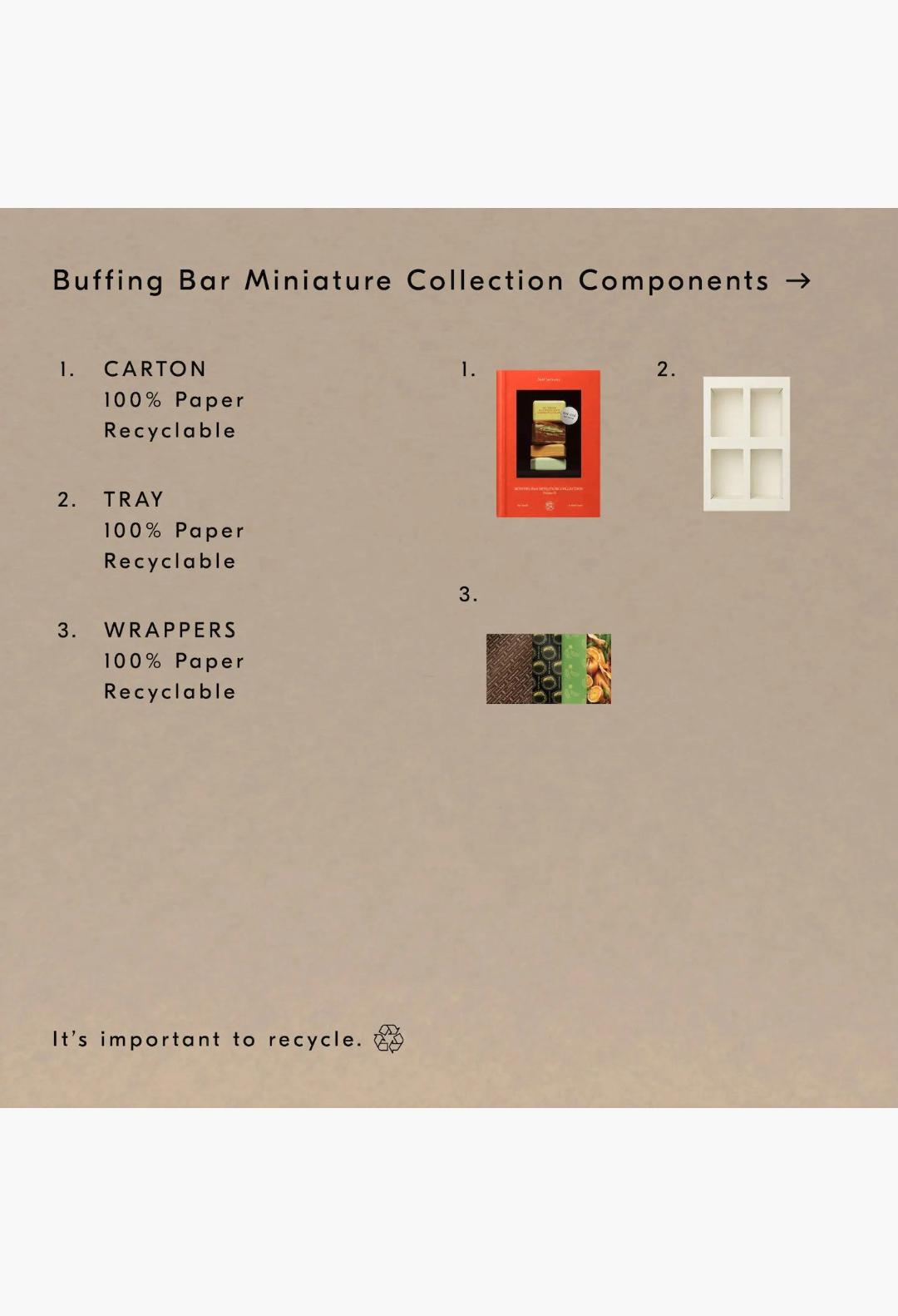 Soft Services Buffing Bar Miniature Collection: Volume II (4 mini bars), Body Gift Set