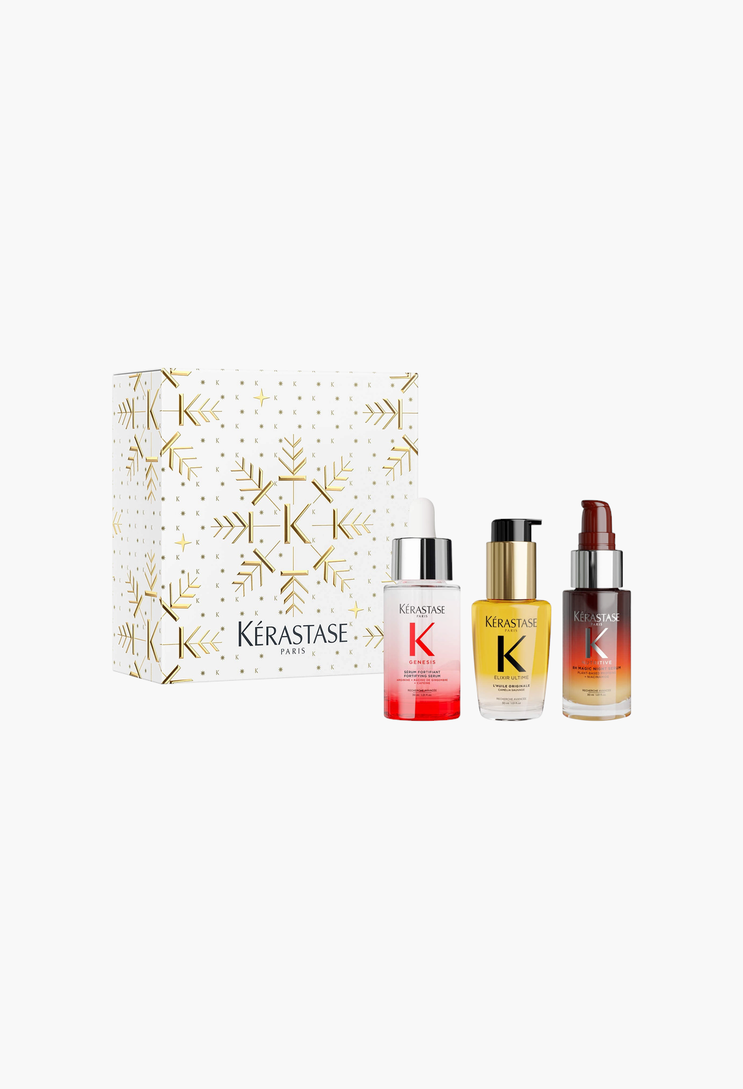 Kérastase Mini Genesis, Elixir Ultime & 8H Magic Bestsellers Hair Gift Set