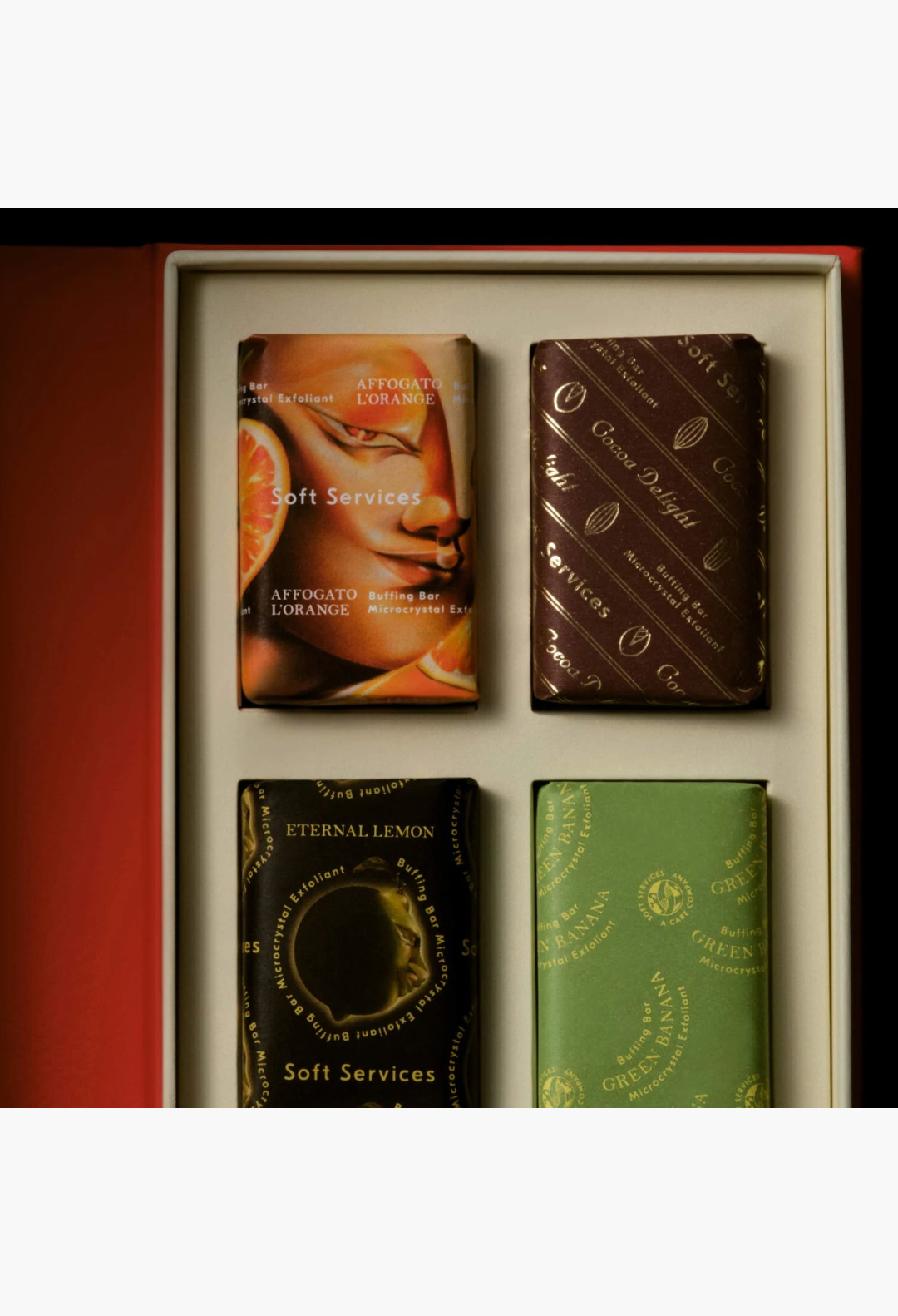 Soft Services Buffing Bar Miniature Collection: Volume II (4 mini bars), Body Gift Set