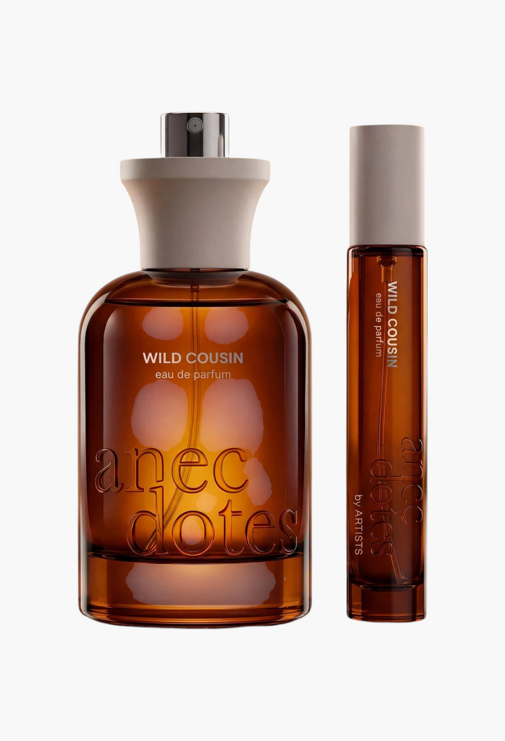Anecdotes by Artists Wild Cousin Eau de Parfum Travel Spray with Rum Cake