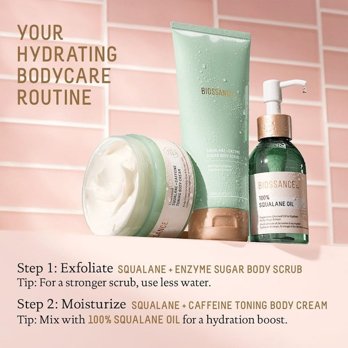 100% Sugarcane Squalane Oil | Lightweight Hydrating Face Oil
