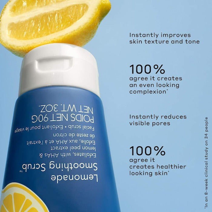 10% AHA Lemonade Smoothing Scrub - GLAM MODA