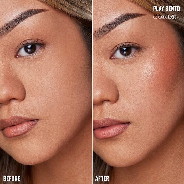 Face Bento Cream Bronzer, Powder Blush & Highlighter Sculpting Trio - GLAM MODA