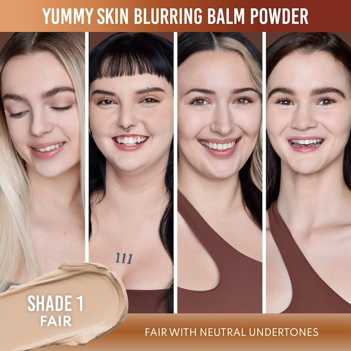 Yummy Skin Blurring Balm Powder - Tinted Primer & Foundation - GLAM MODA