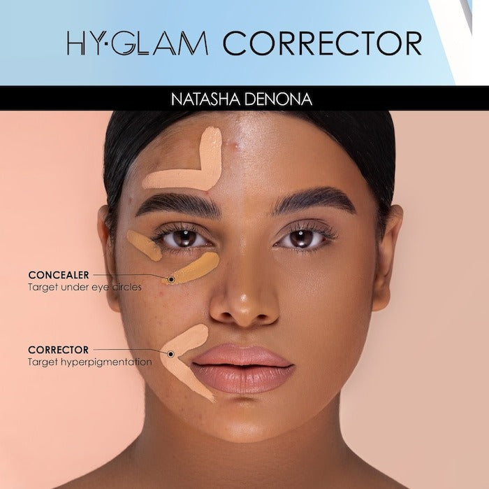 Hy-Glam Brightening & Hydrating Medium to Full Coverage Crease Proof Serum Color Corrector - GLAM MODA