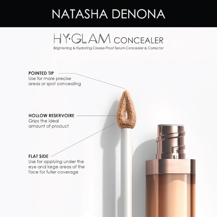 Hy-Glam Brightening & Hydrating Medium to Full Coverage Crease Proof Serum Color Corrector - GLAM MODA