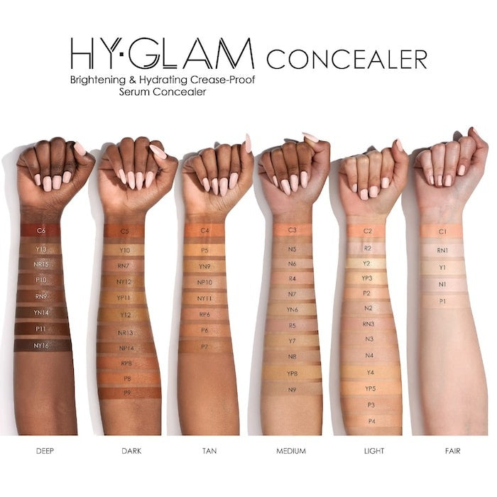 Hy-Glam Brightening & Hydrating Medium to Full Coverage Crease Proof Serum Color Corrector - GLAM MODA