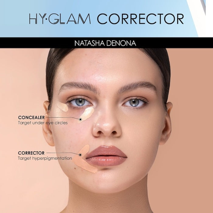 Hy-Glam Brightening & Hydrating Medium to Full Coverage Crease Proof Serum Color Corrector - GLAM MODA