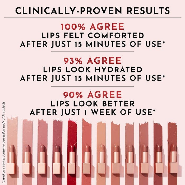 Forget the Filler Lip-Plumping Line-Smoothing Satin Cream Lipstick - GLAM MODA